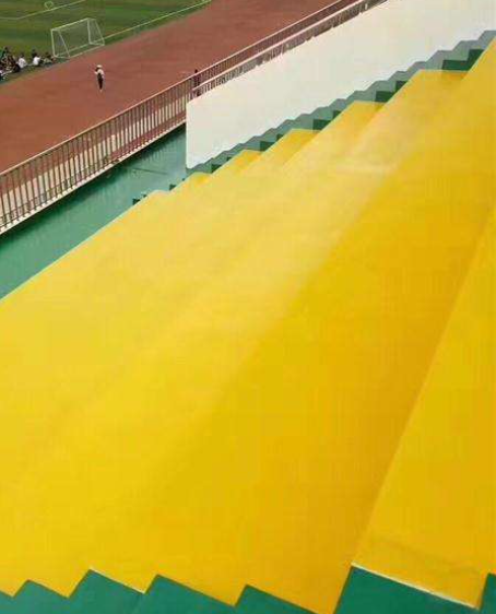 江都球场台阶翻新修补改造